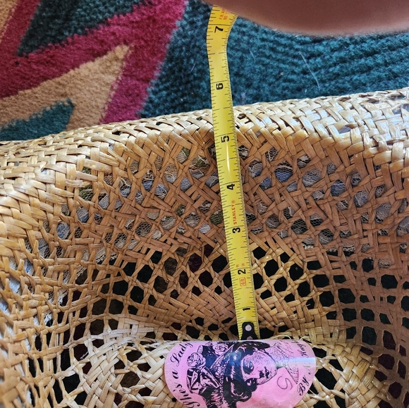 Nancy Hughes cowgirl straw hat - Picture 6 of 14